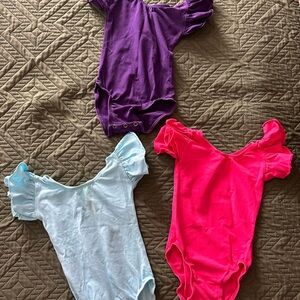 ⭐️5/$25⭐️Kids Flutter Sleeve One-Piece Bodysuit - Purple, Pink, Light Blue